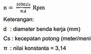 Kecepatan Putaran Mesin Bubut Adalah